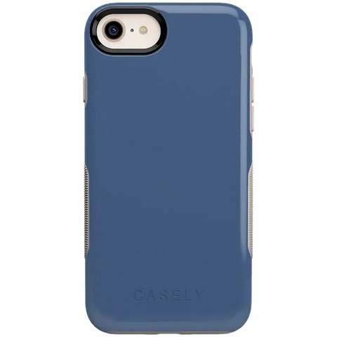 Steel Blue on Nude | Ultra-Protective Bold Case
