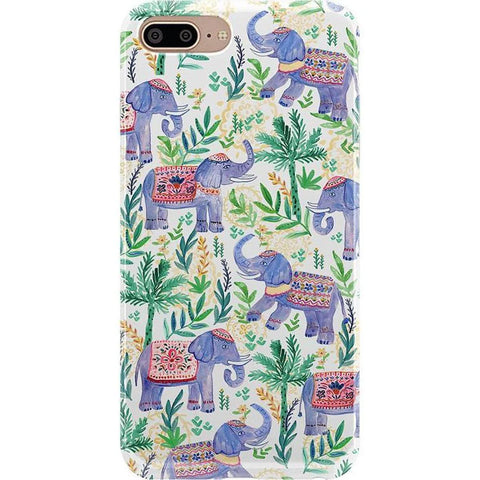 Pastel Gardens | Watercolor Elephant Floral Case