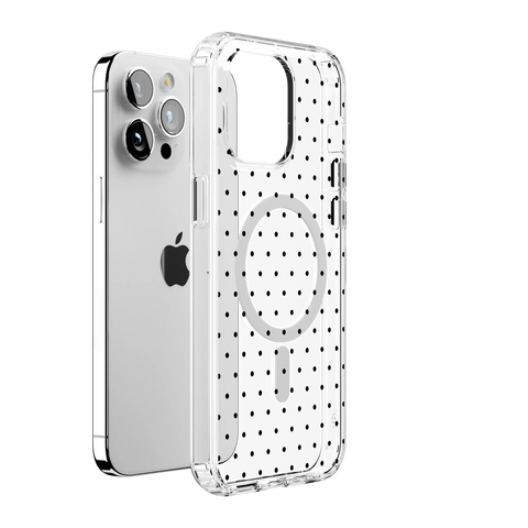 On the Dot | Black Polka Dot Case