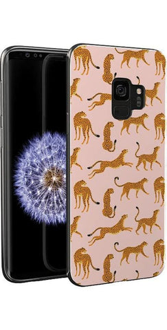 On the Prowl | Pink Leopard Print Samsung Case