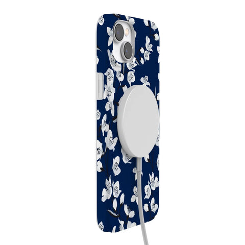 Floral Forest | Navy Cherry Blossom Floral Case