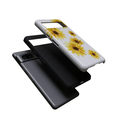 Golden Garden | Yellow Sunflower Floral Google Pixel Case