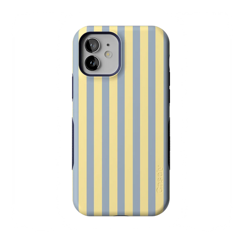 Coastline Stripes | Blue & Yellow Case