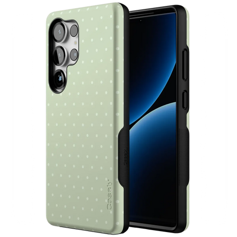On the Dot | Green Polka Dot Case