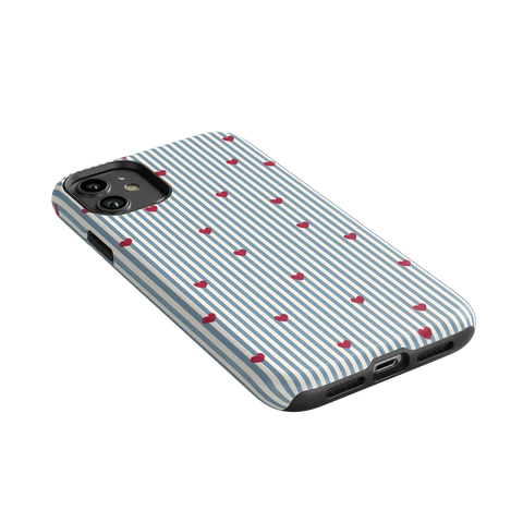 Love Lines | Blue Stripes Case