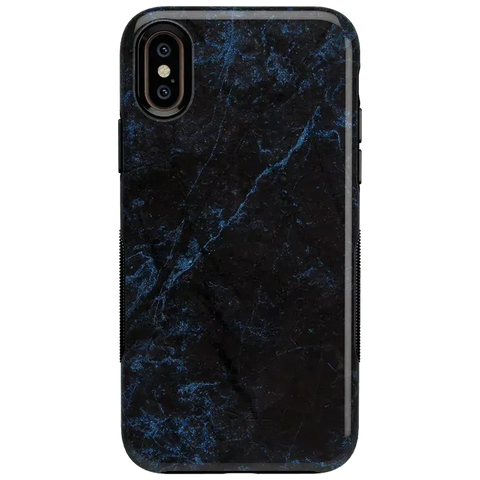 Midnight Marble | Black & Navy Case