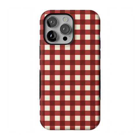 Checked Twice | Red Plaid Case
