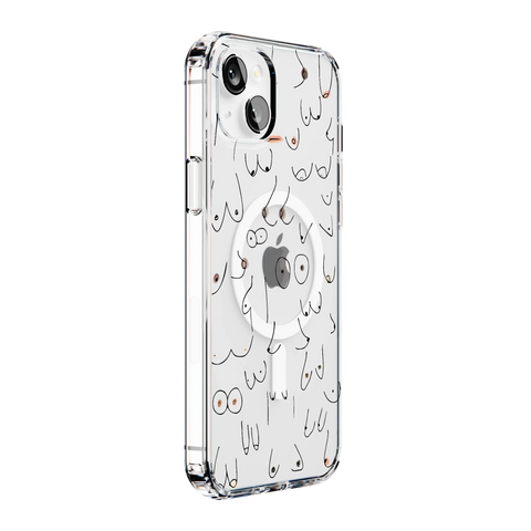 I'm With Her | Black & White Boobs Case