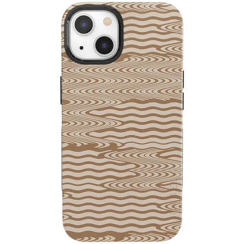 Mocha Ripple | Brown Waves Case