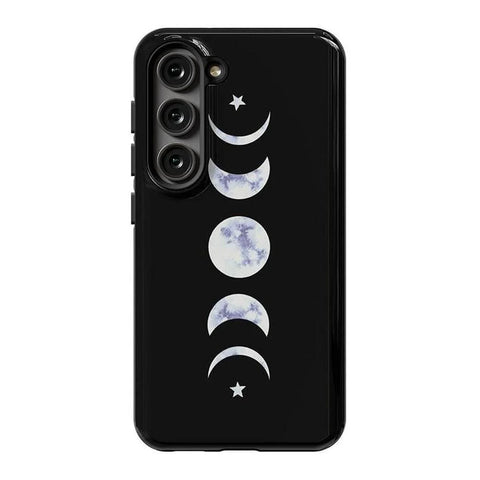 It's Just a Phase | Marble Moon Samsung Case