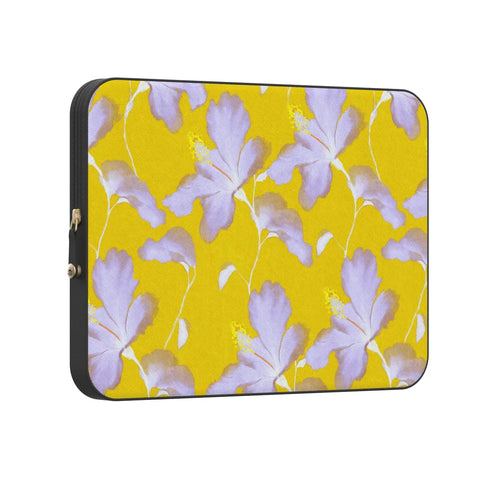 Hibiscus Haze | Painted Floral Laptop Case