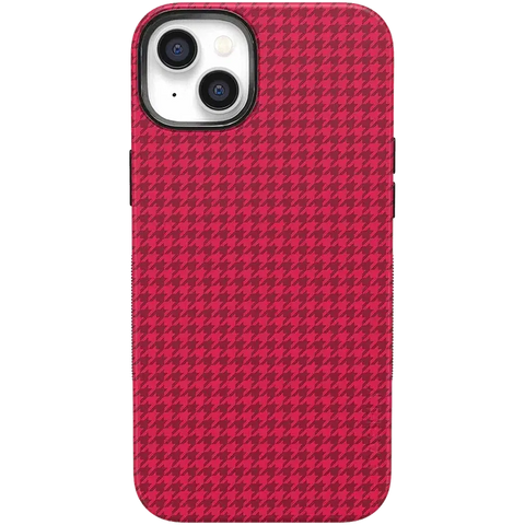 Best Dressed | Red Houndstooth Case
