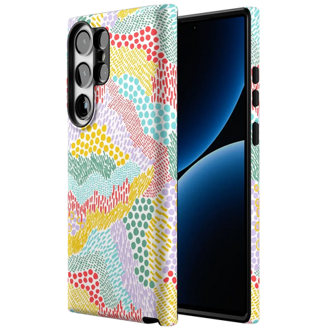 Color Me Happy | Pattern Colorblock Case
