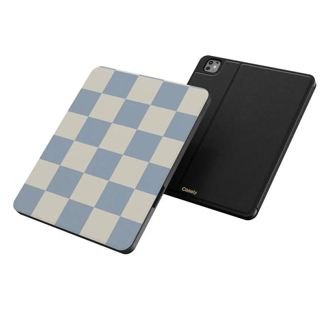 Fit Check | Light Blue Checkerboard iPad Case