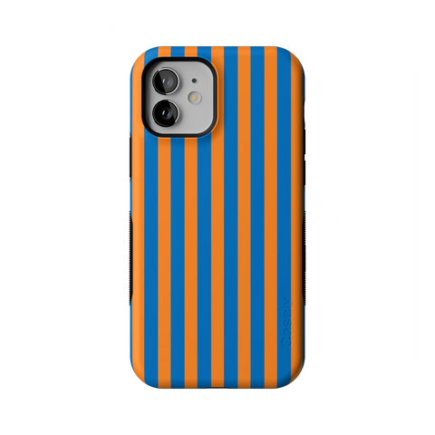 Go New York | Blue & Orange Stripes Case
