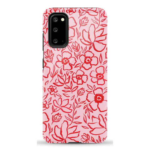 Blush Garden | Floral Doodle Case