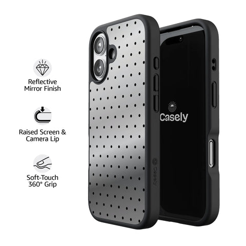On the Dot | Black Polka Dot Case