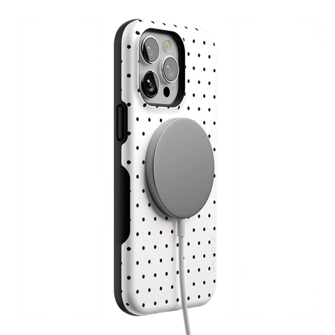 On the Dot | Black Polka Dot Case