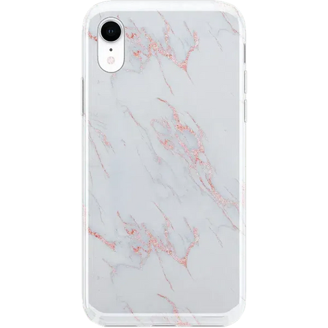 Subtle Blush | White and Pink Marble Case
