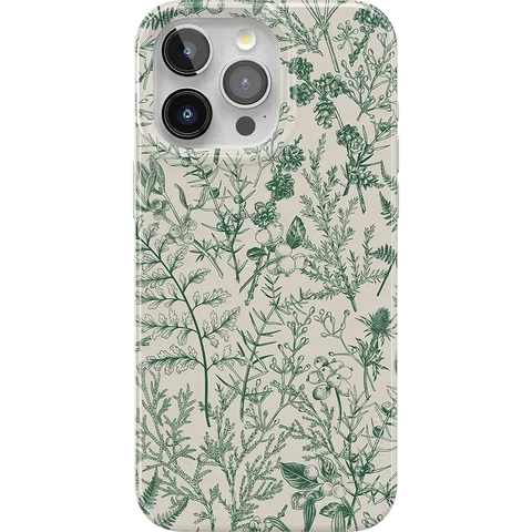 Sage Garden | Green Floral Case