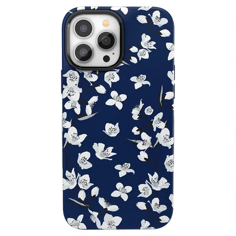 Floral Forest | Navy Cherry Blossom Floral Case