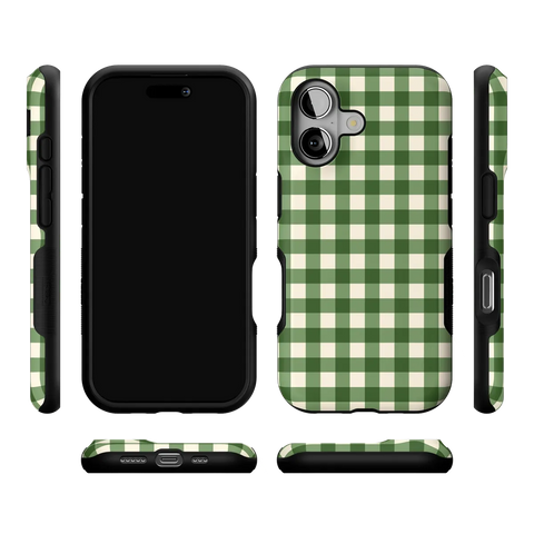 Checked Twice | Green Plaid Case