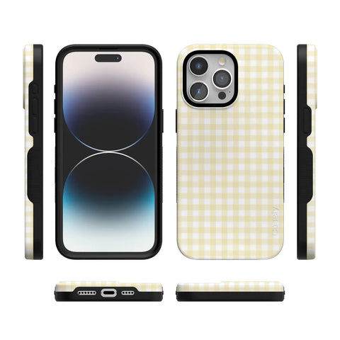 Pastel Picnic | Yellow Gingham Case