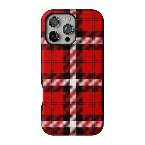 As if! | Red Plaid Case