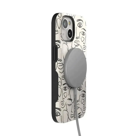 We're All Human | Minimal Face Art Case
