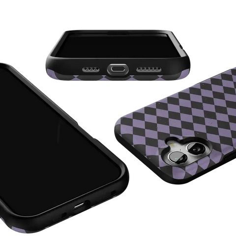 Midnight Hex | Purple Checkered Case