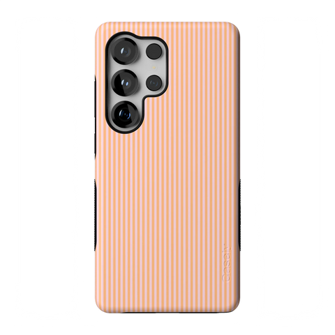 Stripes and the City | Orange & Pink Pinstripe Case