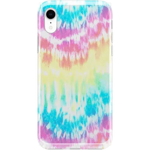 Wild & Free | Classic Rainbow Tie Dye iPhone Case