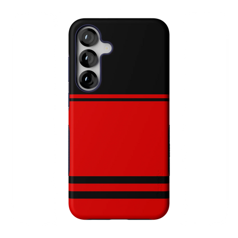Storm Warning | Black & Red Stripes Case