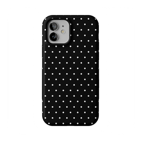 On the Dot | White Polka Dot Case