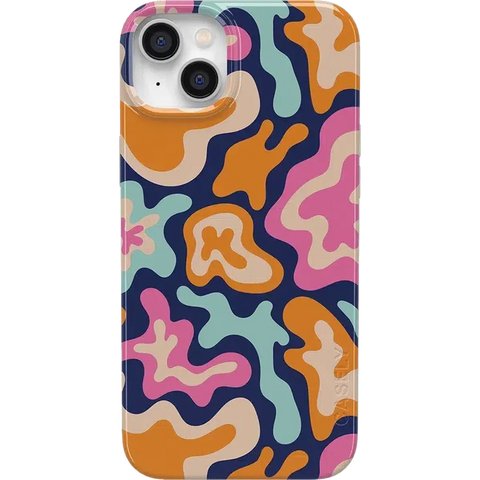 Midnight Color Splash | Abstract Retro Case