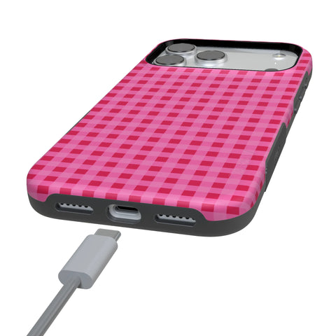 Sweet Jam | Hot Pink Gingham Case