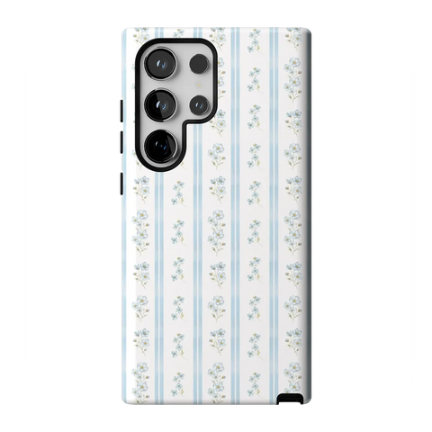Cottage Stripe | Blue Floral Case
