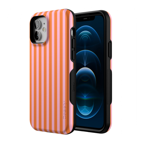Perfect Stripes | Orange & Pink Stripes Case