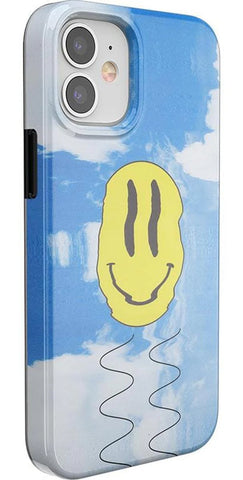 On Cloud Nine | Glitch Smiley Face Case