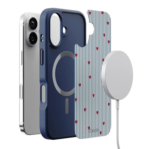 Love Lines | Blue Stripes Case