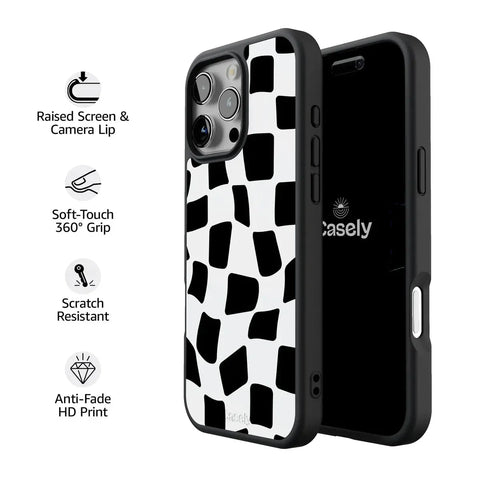Funky Checkerboard | High Contrast Design Case