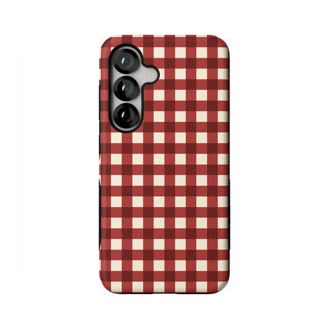 Checked Twice | Red Plaid Case
