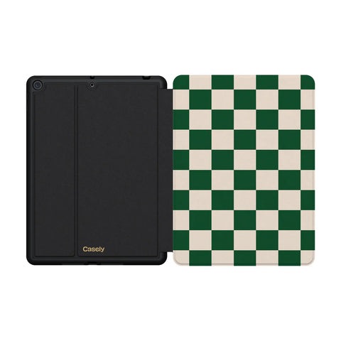 Fit Check | Green Checkerboard iPad Case