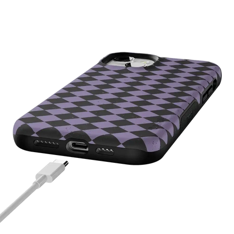 Midnight Hex | Purple Checkered Case