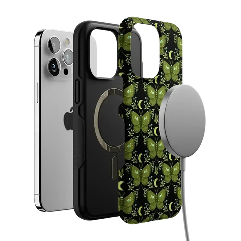 Mystic Moths | Green Twilight Case