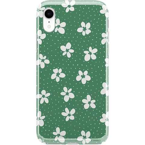 Flower My World | Jade Green Floral Case