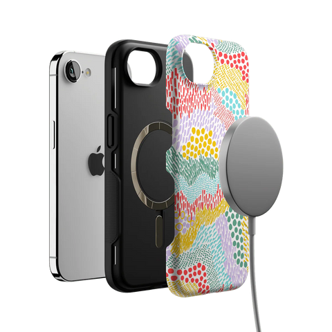 Color Me Happy | Pattern Colorblock Case