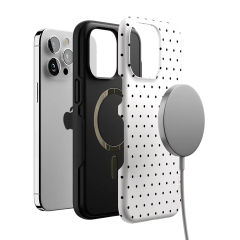 On the Dot | Black Polka Dot Case