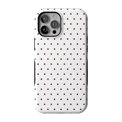 On the Dot | Black Polka Dot Case