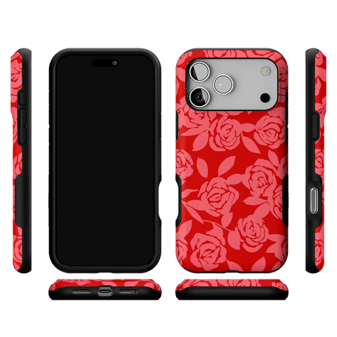 Final Rose | Red & Pink Floral Case
